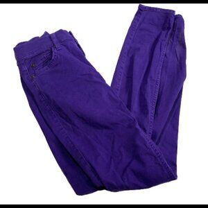 7 for all mankind purple skinny jeans size 25